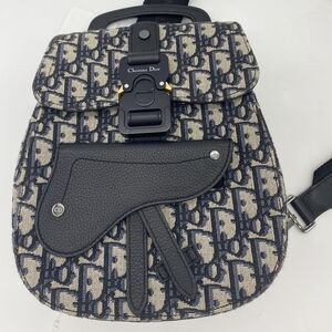 Christian Dior Gallop Sling Body Bag Shoulder Oblique Jacquard Unisex